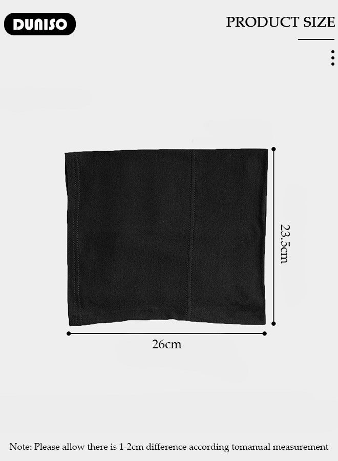 DUNISO Hijab Undercap for Women, Islamic Muslim Under Hijab Cap Cross Turban Underscarf Undercap Hood Inner Head Scarf Head Wraps Turbans for Women Chemio Headwear Sleep Cap  - Image 2