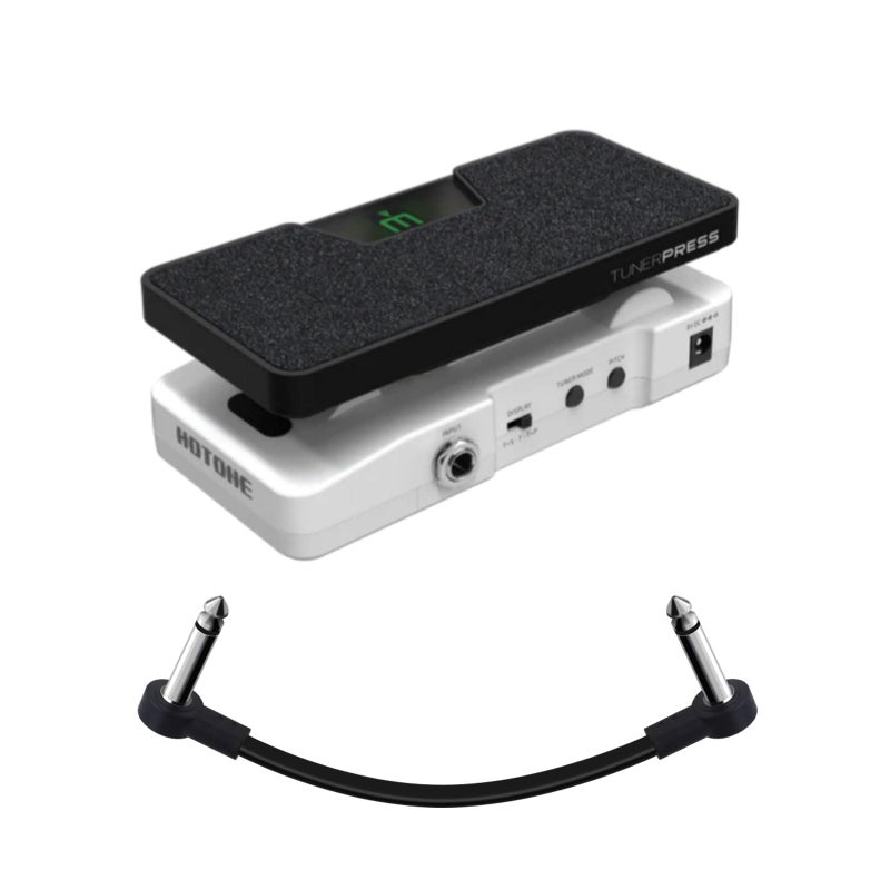 HOTONE Multi-function 4 in 1 Switchable Volume & Expression Pedal with Buffer switch and Visible Tuner SP-30T(Included 1 PCS Additional 15 CM TS Cable) - Image 1