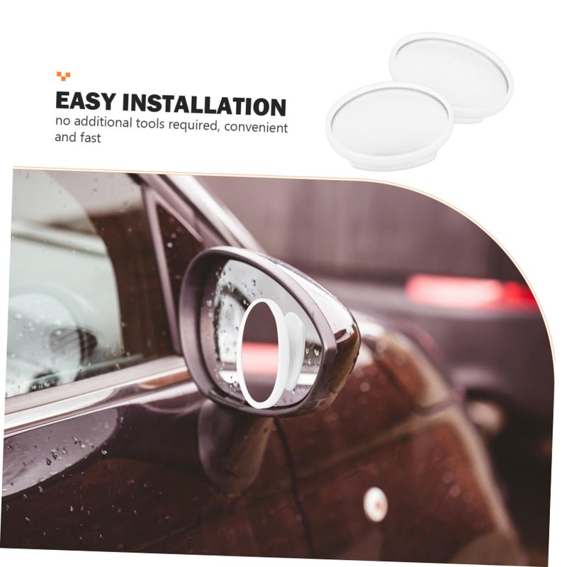 GLEAVI Universal Car Blind Spot Mirror 360 Adjustable Wide Angle Rear View Safety - Image 4
