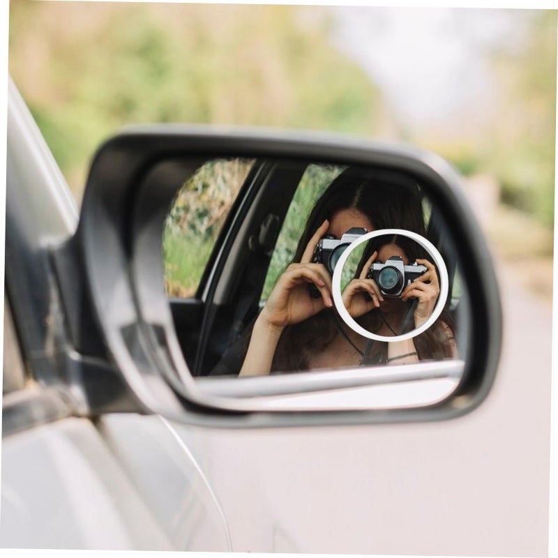 GLEAVI Universal Car Blind Spot Mirror 360 Adjustable Wide Angle Rear View Safety - Image 5