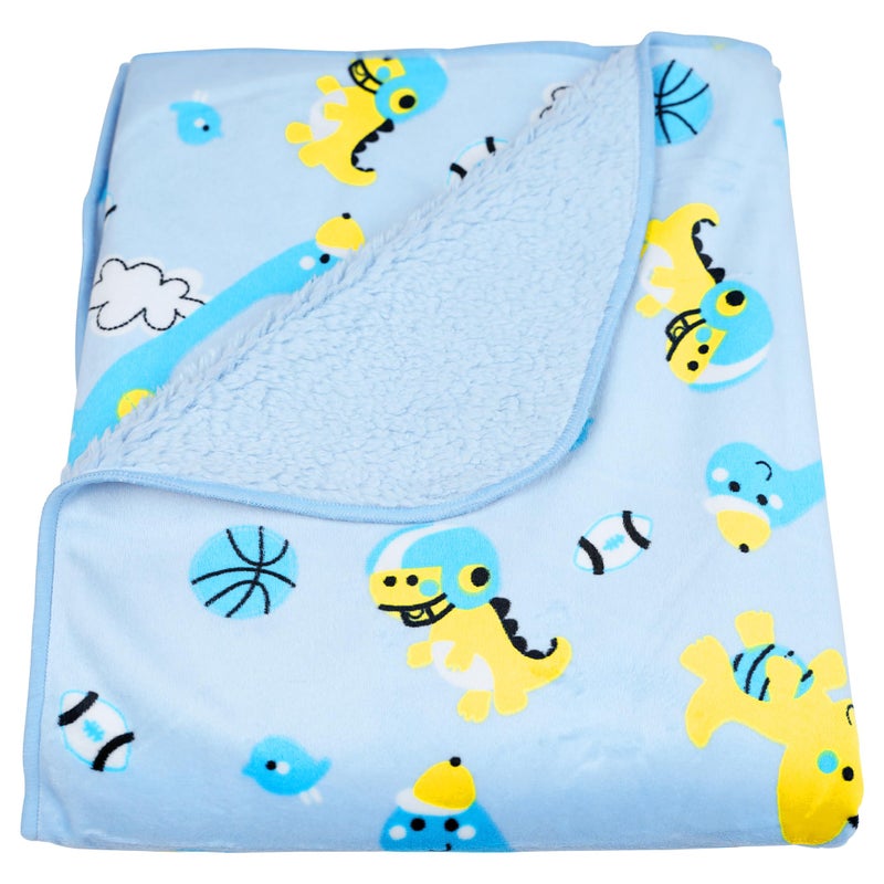 1ST STEP Printed Fleece Blanket (Dinosaur) - Image 1