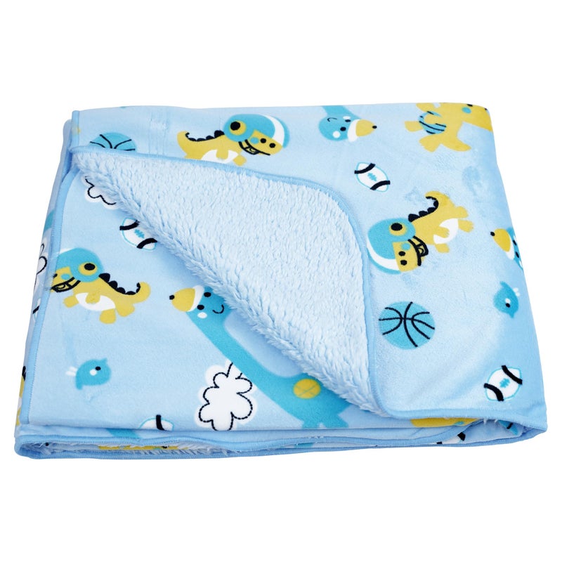 1ST STEP Printed Fleece Blanket (Dinosaur) - Image 3