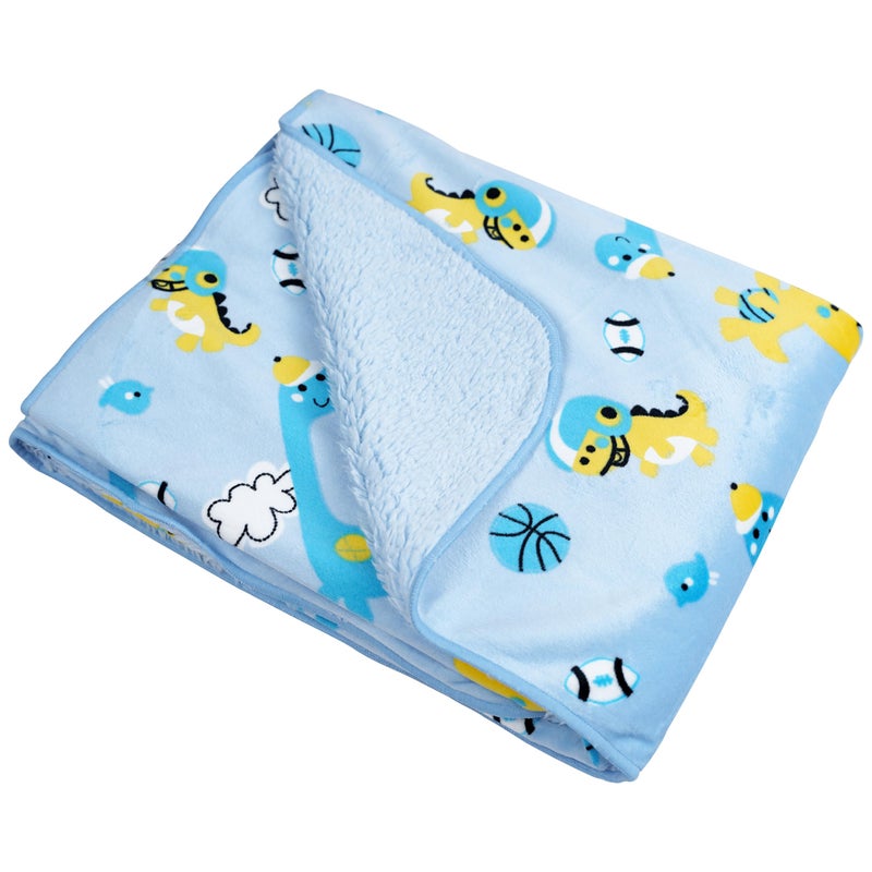 1ST STEP Printed Fleece Blanket (Dinosaur) - Image 2