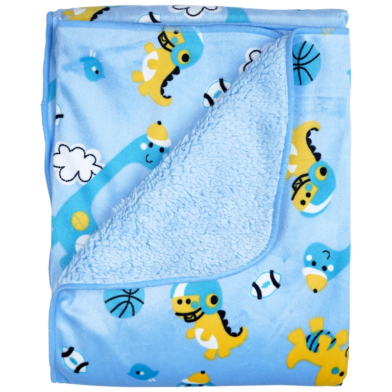 1ST STEP Printed Fleece Blanket (Dinosaur) - Image 4