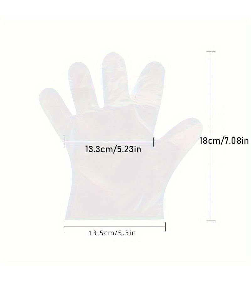 300 قفاز disposable متعدد الاستخدامات للاستخدام المنزلي وفي المطاعم وخدمة الطعام - Image 3