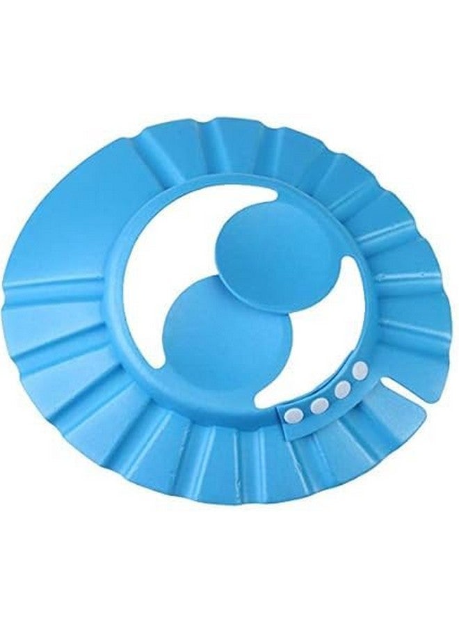 PRISO Silicone Safe Safty Bathroom Usable Bathing Baby Bath Hair Wash Cap & Shower Protection Use Shower Cap Protect Rushing, Soap Shampoo Water, Eye & Ear Care accesories - Multicolor. - Image 4