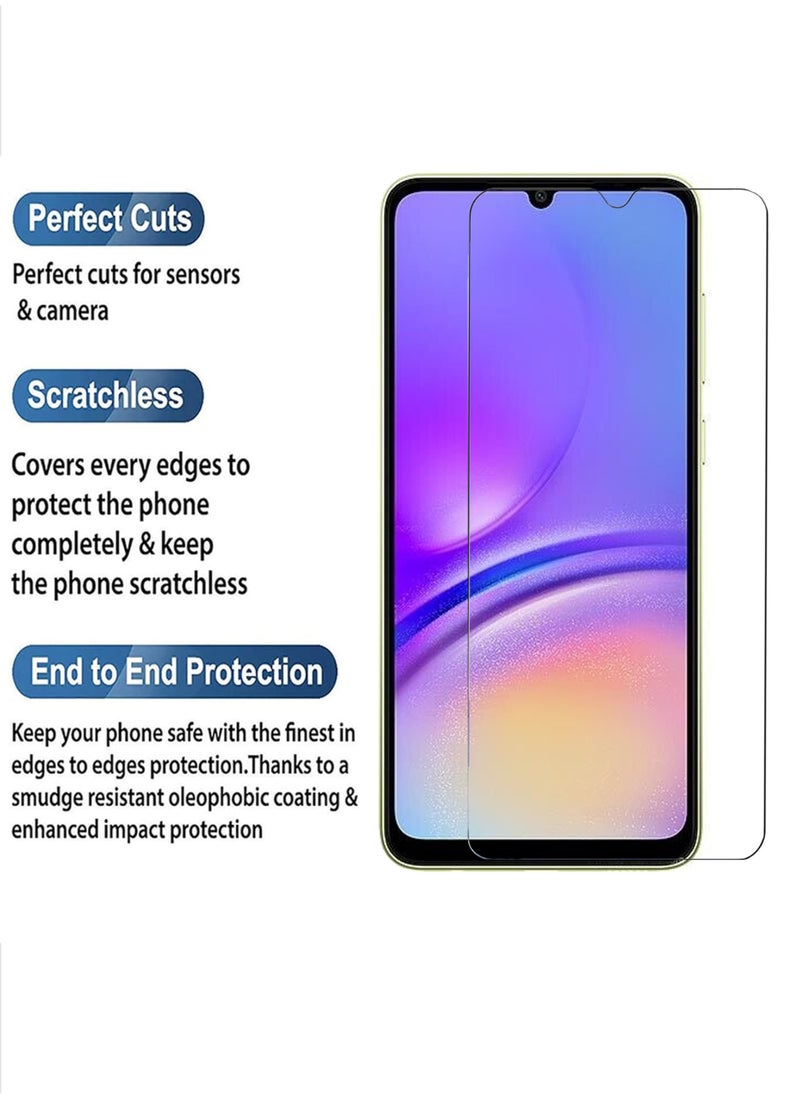 Generic - For Samsung Galaxy A05 Tempered Glass Screen Protector – High Transparency, Delicate Touch, Anti-Explosion, Smooth Arc Edges, Easy Installation, Screen Protector for Samsung Galaxy A05 - Image 1