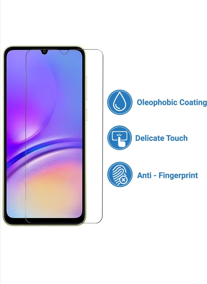 Generic - For Samsung Galaxy A05 Tempered Glass Screen Protector – High Transparency, Delicate Touch, Anti-Explosion, Smooth Arc Edges, Easy Installation, Screen Protector for Samsung Galaxy A05 - Image 1