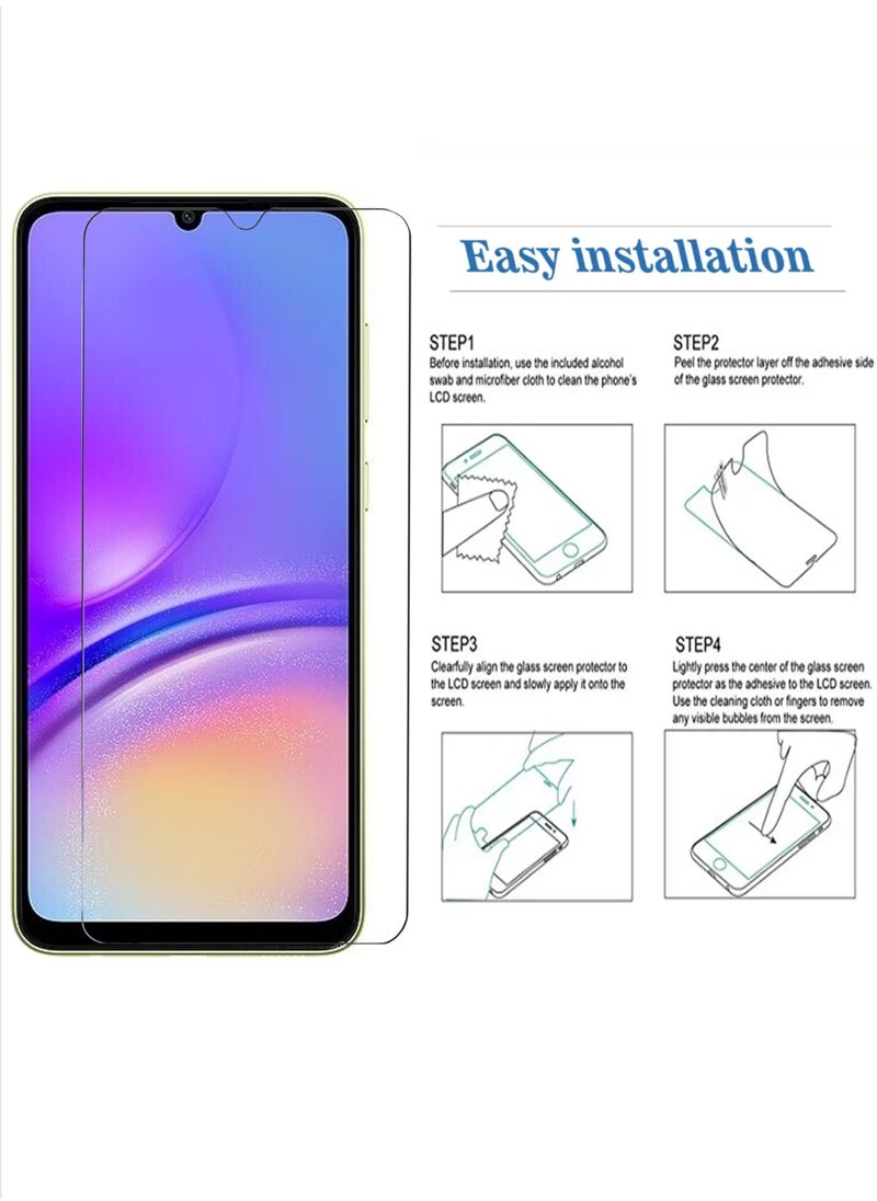 Generic - For Samsung Galaxy A05 Tempered Glass Screen Protector – High Transparency, Delicate Touch, Anti-Explosion, Smooth Arc Edges, Easy Installation, Screen Protector for Samsung Galaxy A05 - Image 1