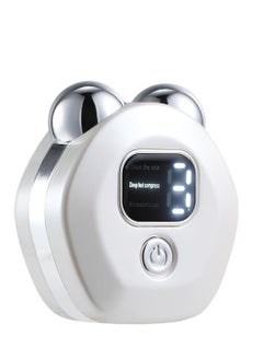 U Shape Micro Electric Current Facial Massager, Tighten Skin, Reduce Double Chin, Stimulate Collagen Production to Improve Face Appearance, Ergonomic Design, Easy to Use (White)