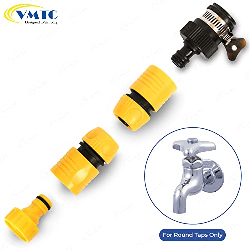 VMTC Tap Connector Kit 1/2": Quick Connector Pair, Tap Adapter for Gardening & High-Pressure Car Washers (Compatible With Karchre, Bosch, Black & Decker, Hübertt, and More) - Image 4
