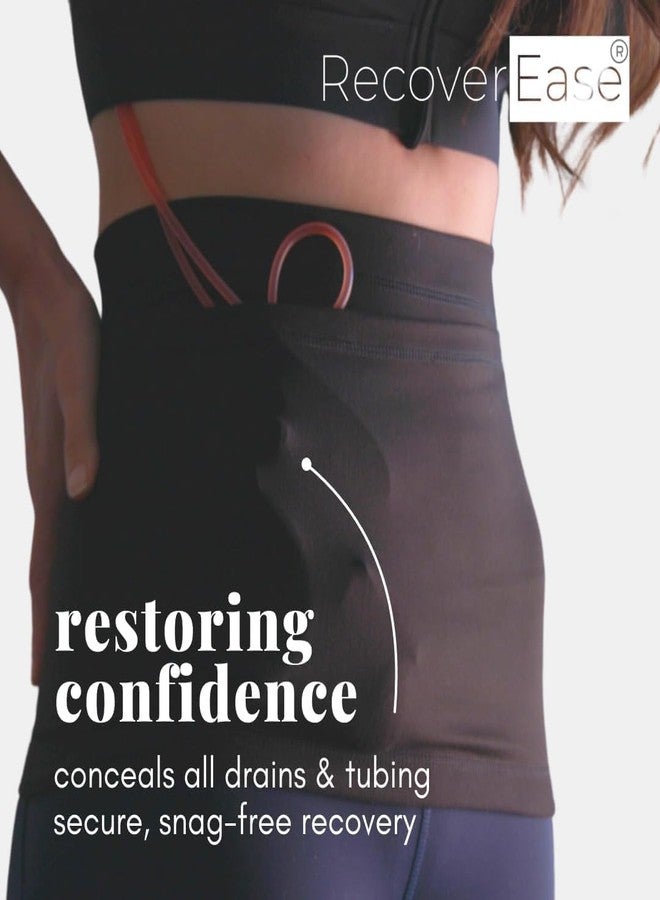 RecoverEase - Mastectomy Drain Pouch for Breast Cancer Treatment & Recovery Supplies - Essential Post Surgery Must Haves & Recovery Gift - Comfortable Drain Holder Belt (Medium) - Image 2
