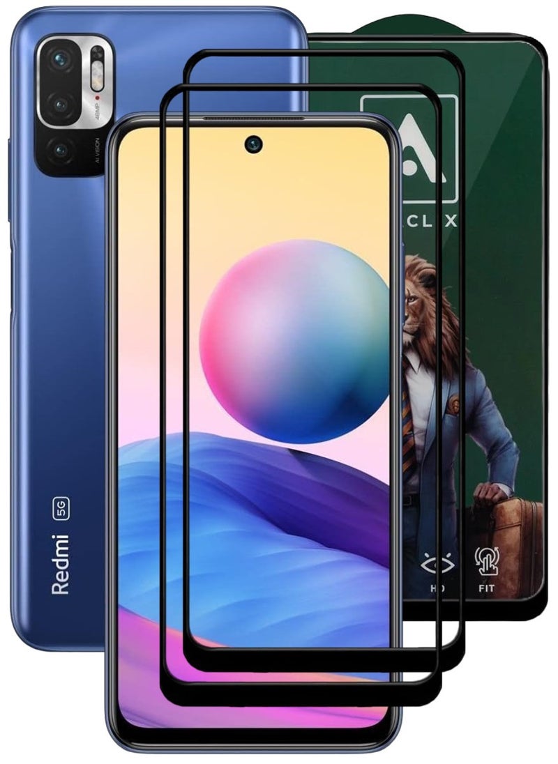 ACLIX 3 Pieces Antistatic ESD Dustproof Premium Quality High Definition Tempered Glass Screen Protector Designed For Xiaomi Redmi Note 10 5G - Image 1