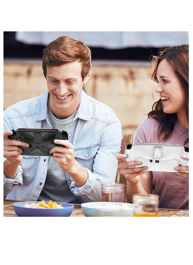 XICEN - Shockproof Soft Protective Case with Stand for PlayStation Portal Black Color - Image 1