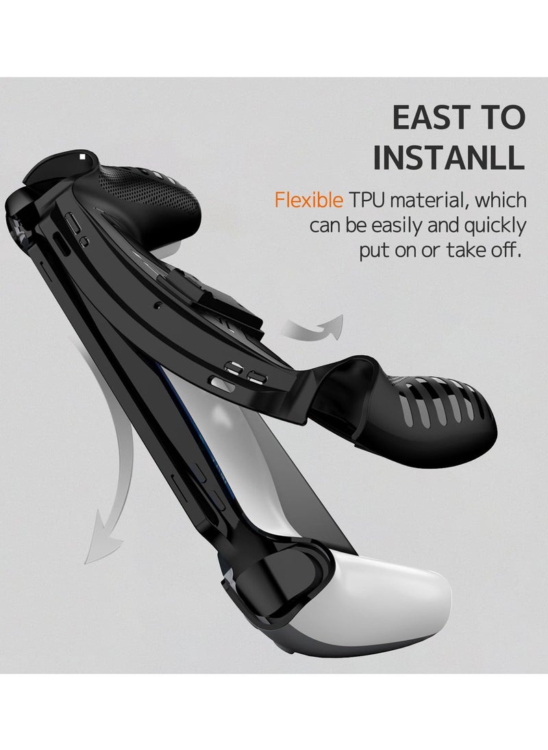 XICEN - Shockproof Soft Protective Case with Stand for PlayStation Portal Black Color - Image 1