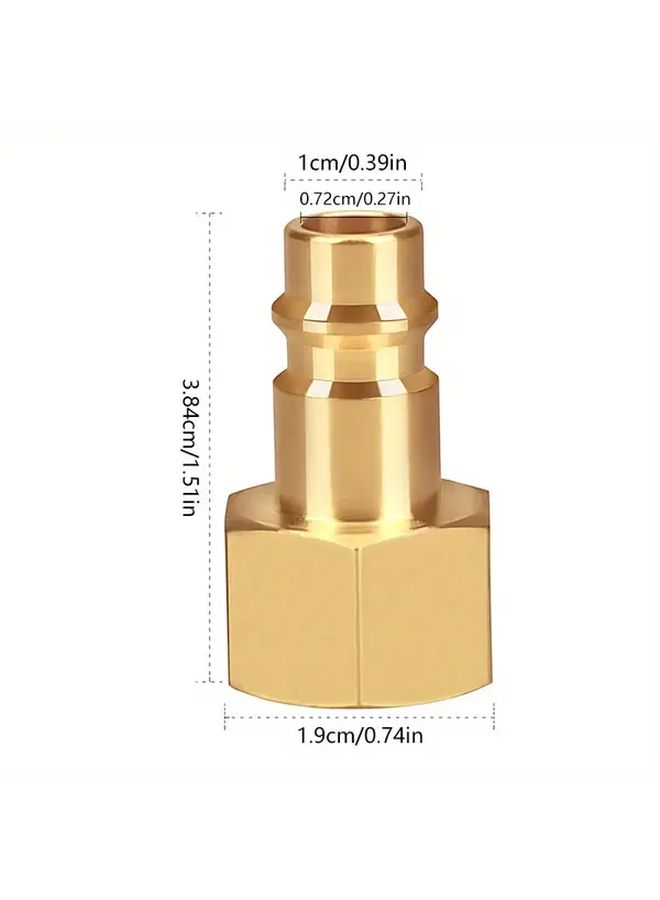 3 8 Inch Internal Threaded Brass Air Water Manifold Connectors 3 Pcs Set - Image 3