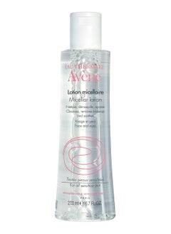 Aven Eau Thermal Avene Micellar Water Cleansing Lotion, Leave-In Makeup Remover Toner for All Skin Types, 6 fl oz.  - Image 1