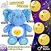 Cuteoy Plush Blue Elephant Star Projector Musical Adjustable Singing Night Light Stuffed Animals Glowing Plushies Toy Gifts for Kids Birthday Easter Christmas13 - Image 4
