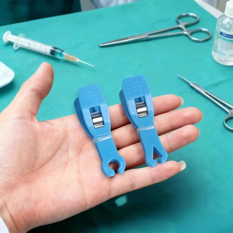 2 Pairs Disposable Body Piercing Clamps, Ear Forceps, for Ear Piercing - Image 4