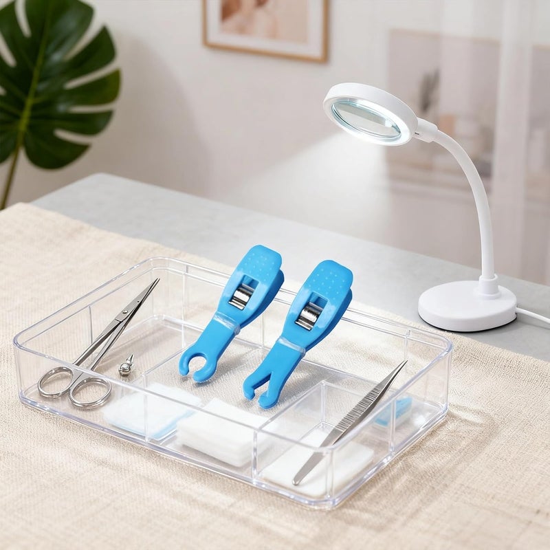 2 Pairs Disposable Body Piercing Clamps, Ear Forceps, for Ear Piercing - Image 3