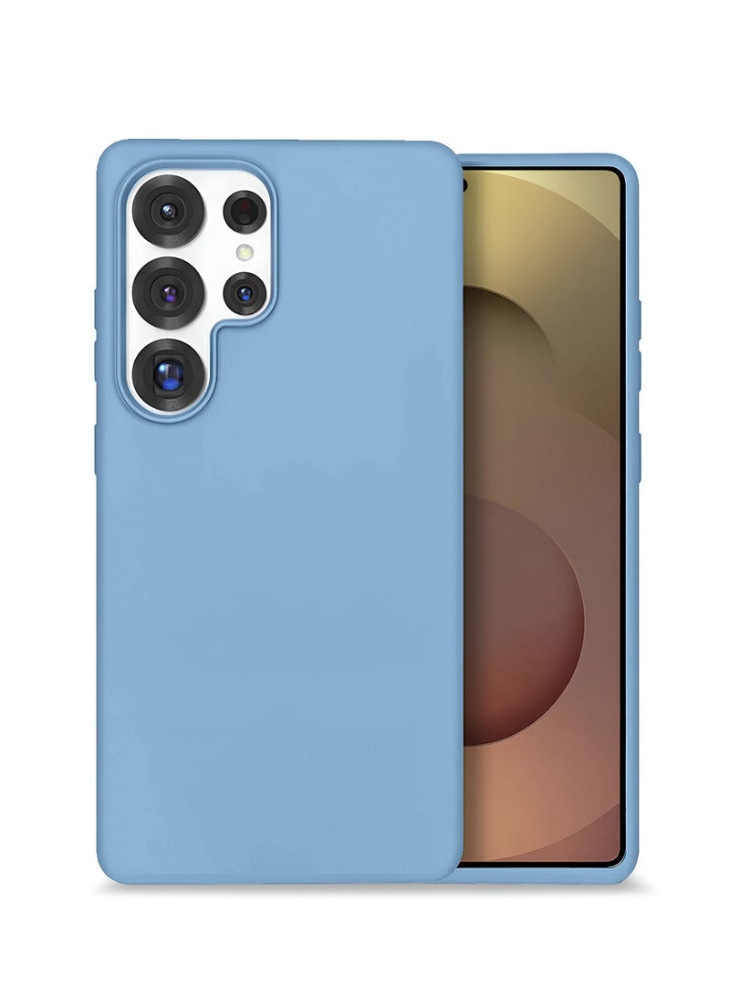 Wtech Samsung Galaxy S25 Ultra 5G 2025 Super Slim, Skinny Seam Like Hard Shell PC Magsafe, Rised Lips Corner Protection Case Cover (MCMPMN) - Winter Blue - Image 1