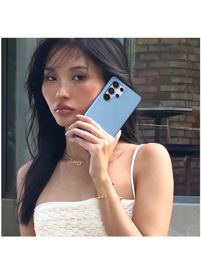 Wtech Samsung Galaxy S25 Ultra 5G 2025 Super Slim, Skinny Seam Like Hard Shell PC Magsafe, Rised Lips Corner Protection Case Cover (MCMPMN) - Winter Blue - Image 2