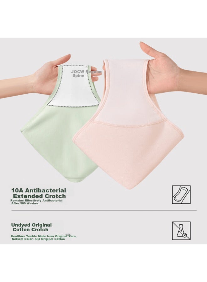 LANG SHA Langsha Class A Women's Underwear 10a Antibacterial Extended Crotch High Waist Seamless Girls' Anti-virus Hpv Briefs - Image 4