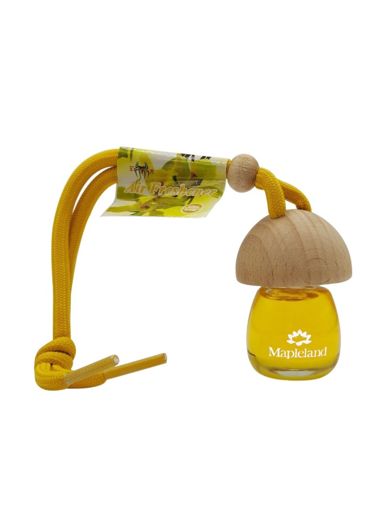 Generic Hanging Air Freshener with Wooden Cap and Vanilla Scent – 10ml - Image 1