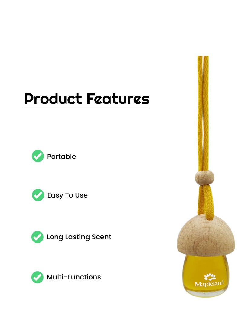 Generic Hanging Air Freshener with Wooden Cap and Vanilla Scent – 10ml - Image 4