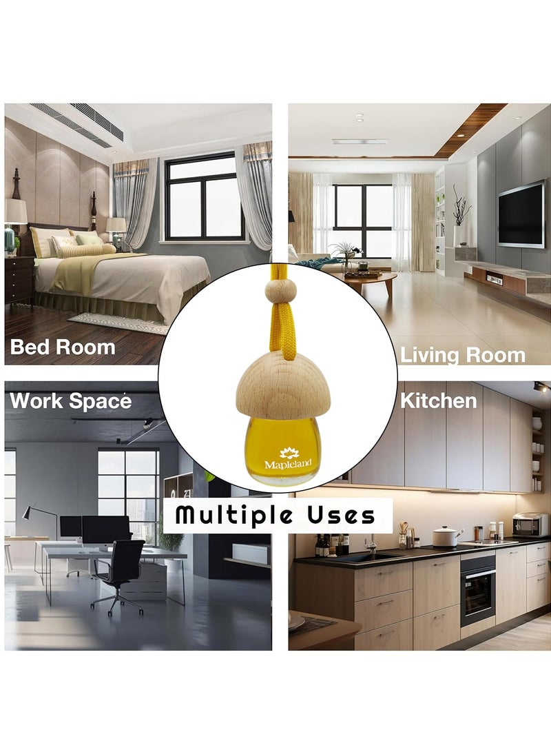 Generic Hanging Air Freshener with Wooden Cap and Vanilla Scent – 10ml - Image 5