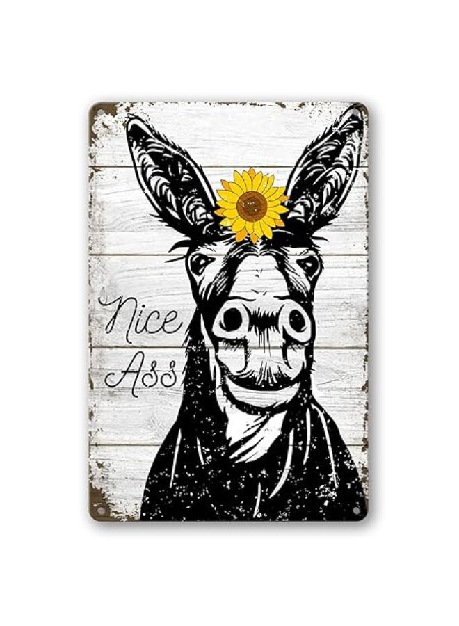 Retro Tin Sign ''NICE ASS" - Image 1