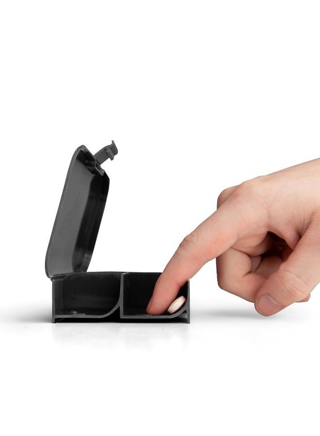 SmartShake DC Batman Pill Box Organizer (Pack of 2) Portable Size, BPA Free & Phthalate Free- Medicine storage box for Daily Use - 7-day Portable pill case for Travel, Vitamin, and Supplement (Batman) - Image 3