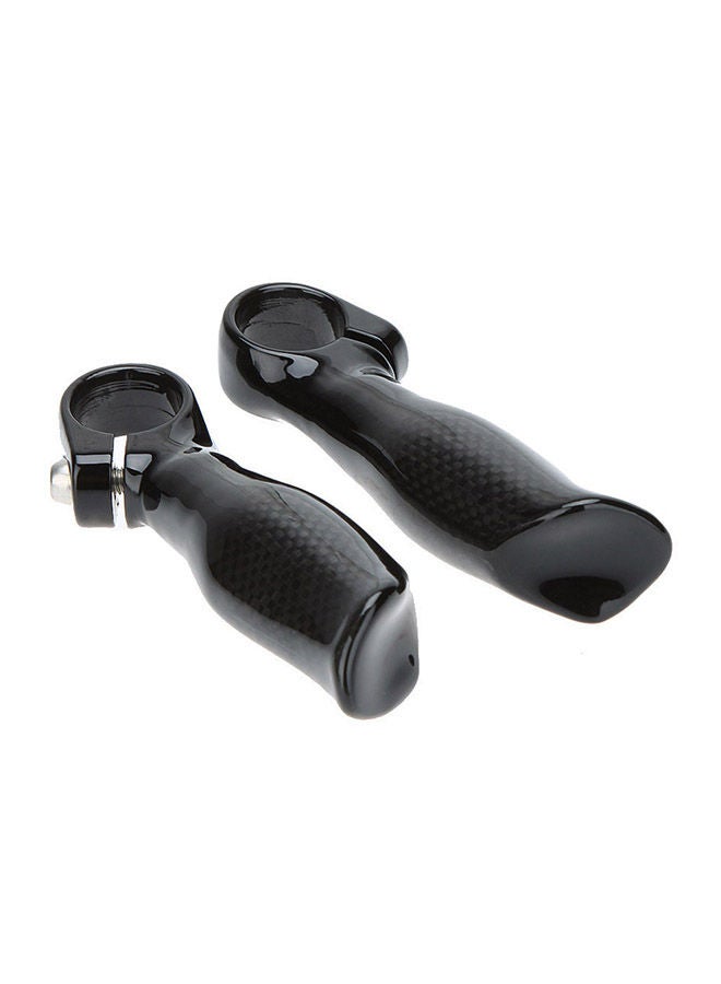 NIBEMINENT 2pcs Cycling Mountain Bike Bicycle MTB Full Carbon Fiber Handlebar Bar End Security Grip 22.2mm 13*3*10cm  - Image 3
