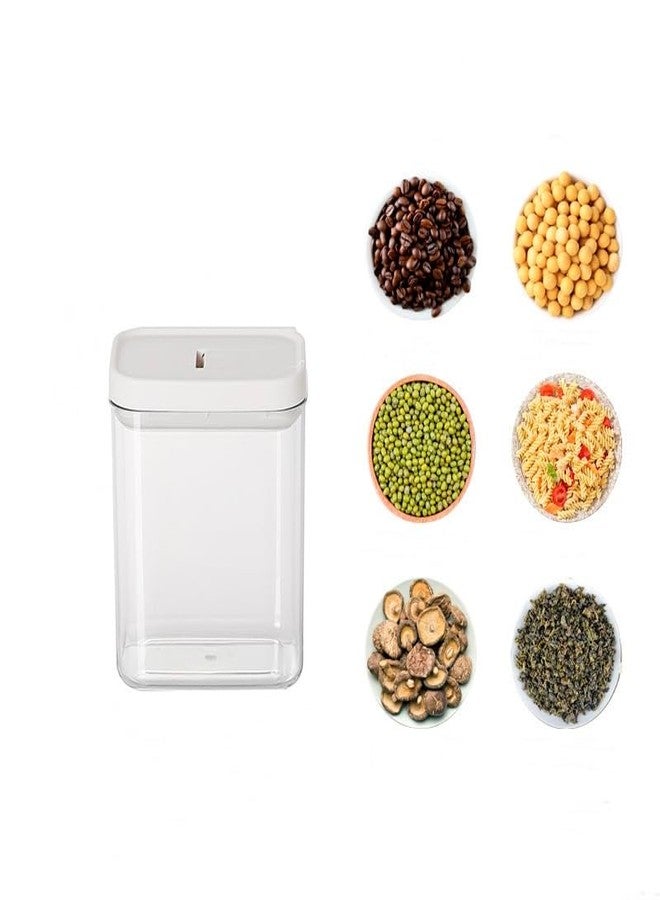 Frianchlly 2PCS Airtight Food Storage Containers Set with Lids PP Free Plastic Dry Food Canisters for Kitchen Pantry Organization and Storage (800ml/28.16oz) - Image 3