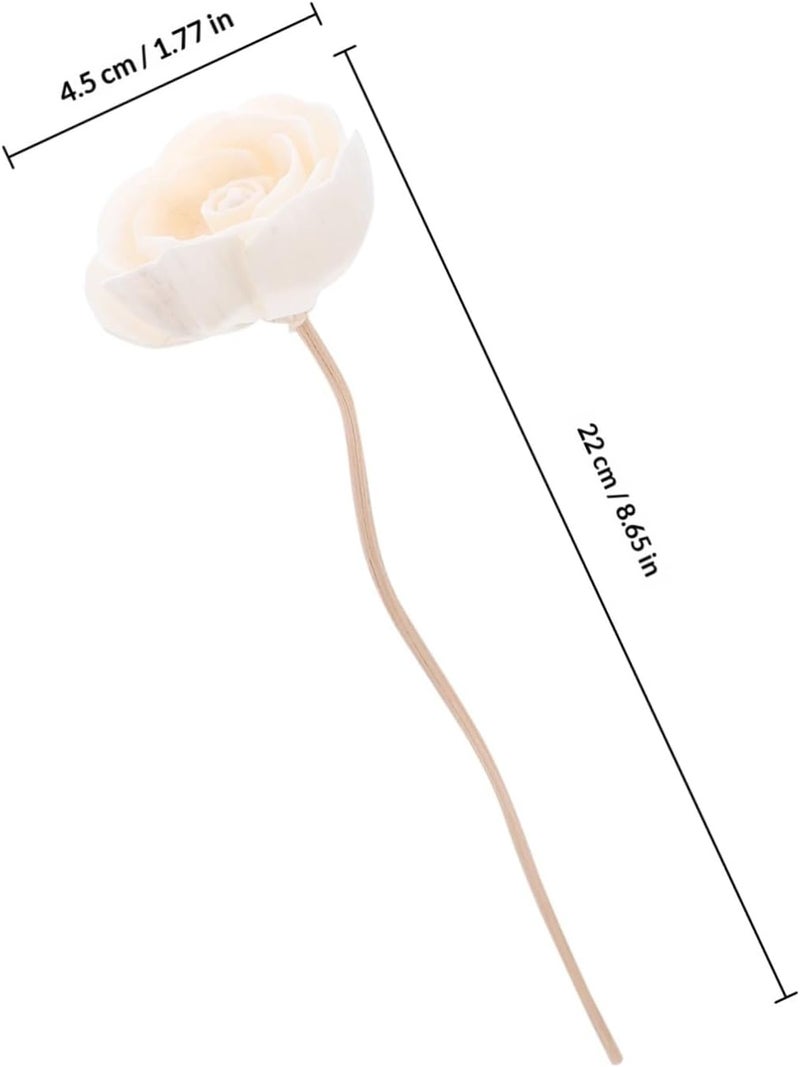 10pcs Flower Diffuser Sticks Rattan Diffuser Sticks for Essential Oils Chic Floral Decor for Home Office Yoga Rooms and More Natural Fragrance Release - Image 2