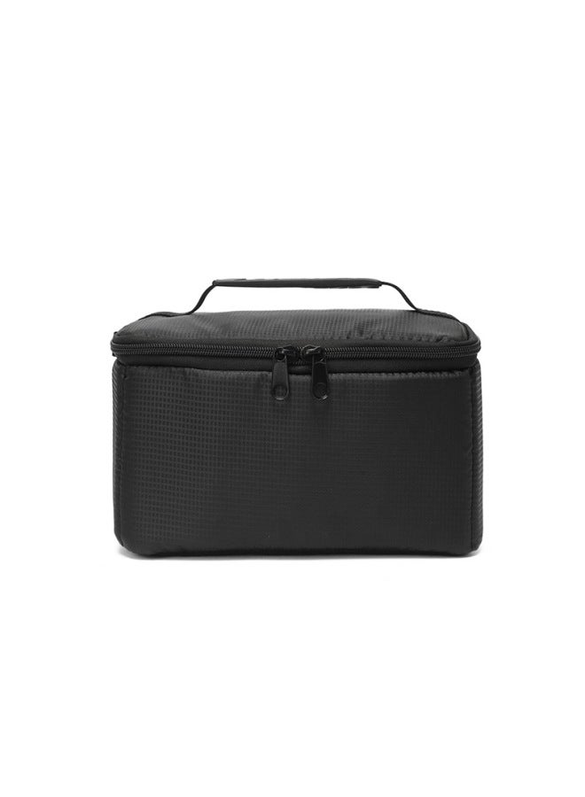 2023 Product SLR Camera Bag Waterproof Anti-shock Portable OxFord Cloth Luggage Velvet Liner Lens Bag In Stock-Color:Black Y04  - Image 5