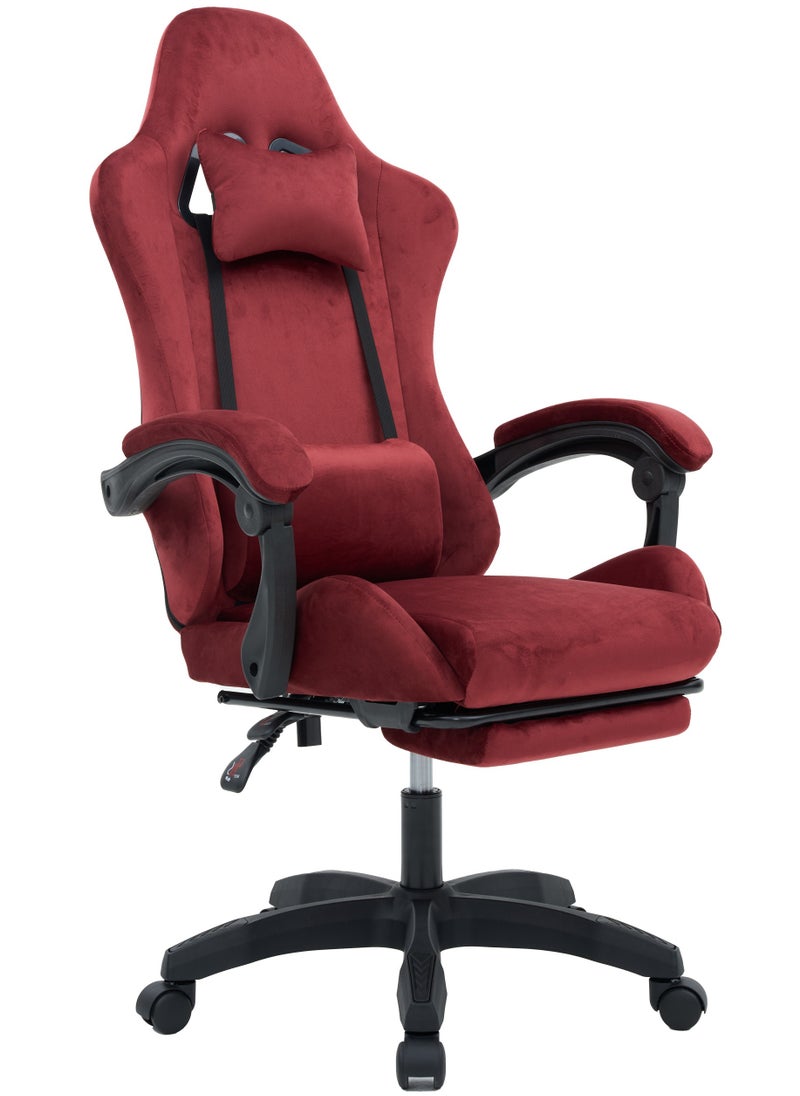 ACPLAY - Ergonomic Gaming Chair with Footrest, High-Back Design, Adjustable Recline, Breathable & Comfortable Fabric, Lumbar Support, Large Size for Adults - Image 1