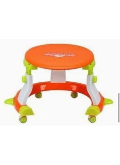 Infinity Infinity 4-in-1 kid's walker Multipurpose Round Table and Play Mat - Orange and Green  - Image 3