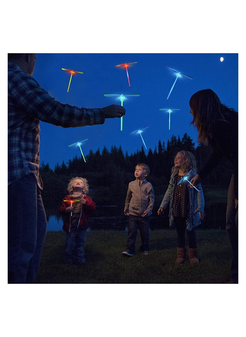 Helicopter Flying Toys 25Pcs Luminous Bamboo Dragonfly Bamboo Dragonflies for Kids Flying Bamboo Dragonfly Bamboo Dragonfly Toys Bamboo Dragonfly Shaped Toys Outdoor Toy for Kids Party Gift - Image 3