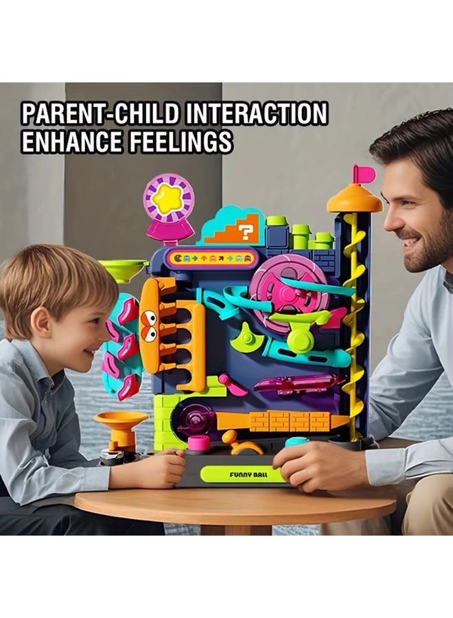 Violet Pinball Track Educational Toy For Parent Child Bonding Hand Eye Coordination - Image 2