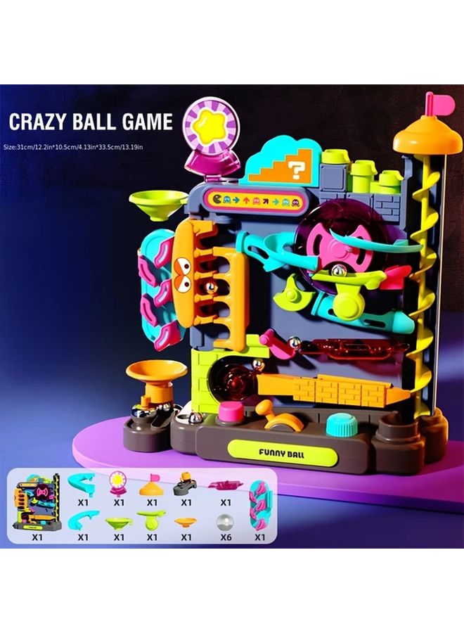 Violet Pinball Track Educational Toy For Parent Child Bonding Hand Eye Coordination - Image 1