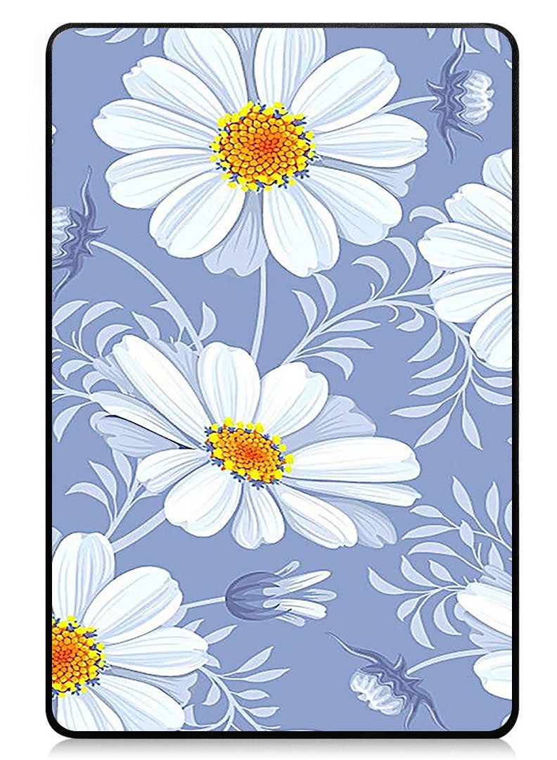 Theodor Protective Flip Case For Xiaomi Pad 7 & Xiaomi Pad 7 Pro With Trifold Stand Auto Wake Sleep Shockproof Cover - White Yellow Flower - Image 1