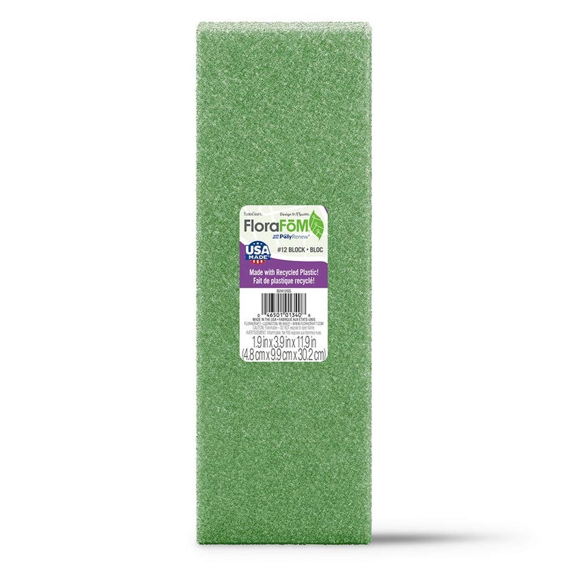 FloraCraft FloraFM Block 19 Inch x 39 Inch x 119 Inch Green