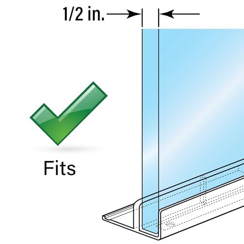 Prime-Line M 6067 Clear Nylon, Tub and Shower Enclosure Bottom Guide (Single Pack) - Image 3