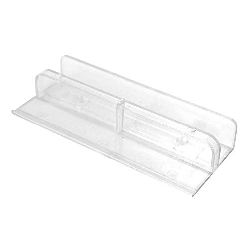 Prime-Line M 6067 Clear Nylon, Tub and Shower Enclosure Bottom Guide (Single Pack) - Image 1