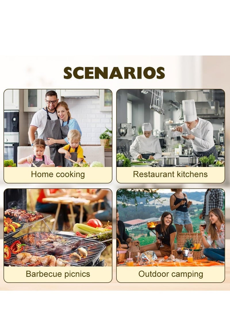 مطرقة تطرية لحوم من الفولاذ المقاوم للصدأ، أدوات مطبخ جديدة 2025، مطرقة تطرية مع 21 شفرة إبرية فائقة الحدة، أداة تطرية للدجاج والستيك ولحم البقر للشواء (أسود) - Image 4