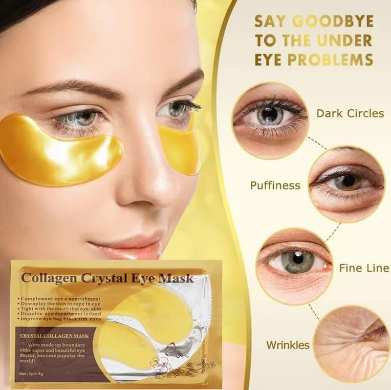 Pink Lita Hydrogel Under Eye Patches for Fine Lines Reduction Cooling Under Eye Patch Mask with Natural Herbs for Instant Hydration DePuffing 4 Pair - Image 5
