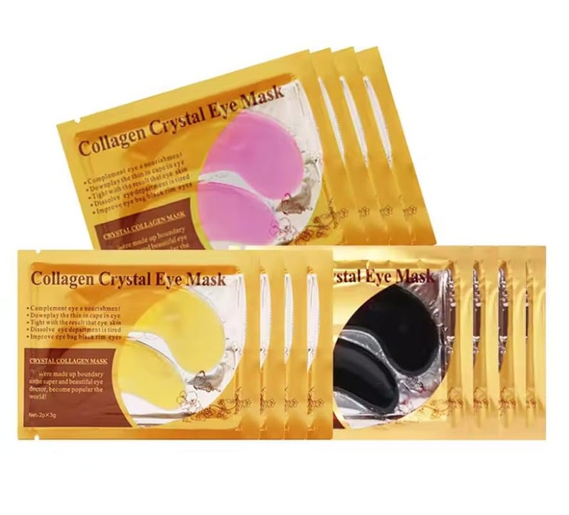 Pink Lita Hydrogel Under Eye Patches for Fine Lines Reduction Cooling Under Eye Patch Mask with Natural Herbs for Instant Hydration DePuffing 4 Pair - Image 3