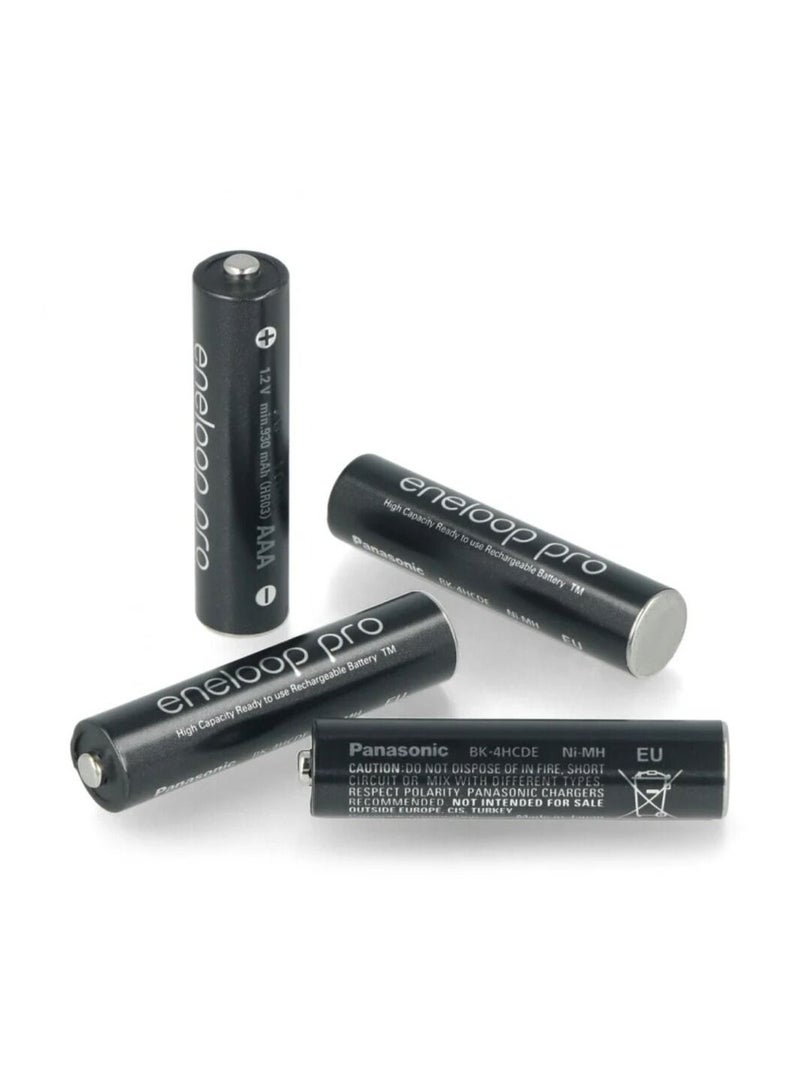 Panasonic Eneloop Pro 4-Cells 950mAh AAA Rechargeable Batteries  - Image 3