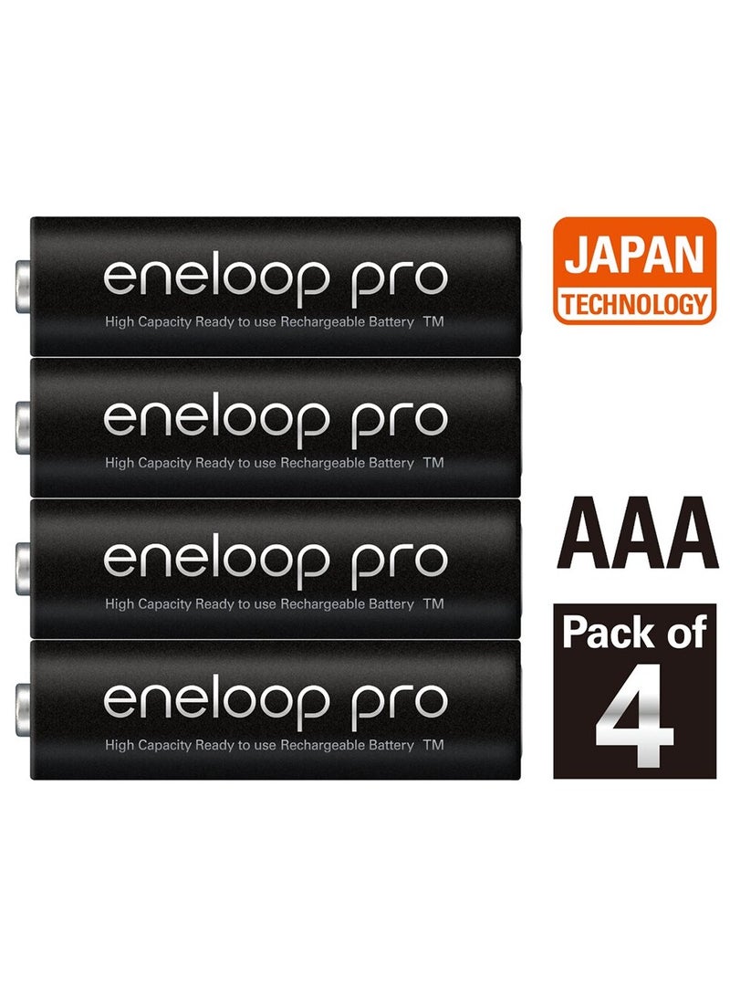 Panasonic Eneloop Pro 4-Cells 950mAh AAA Rechargeable Batteries  - Image 2